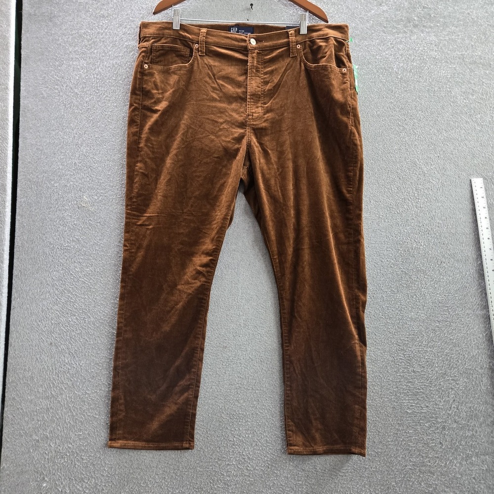 GAP Women Jeans 20/35R Brown Pants Corduroy Soft Vintage Slim High Rise NWT